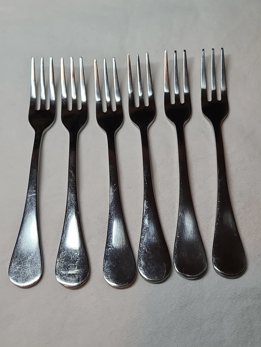 Cambrige Stainless China, Forks 6, Flatware